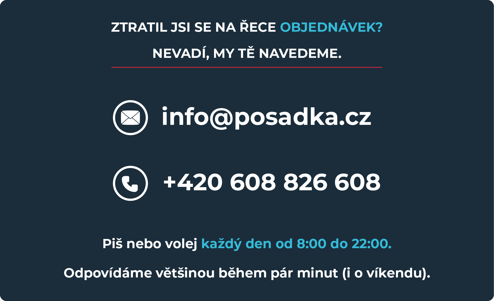 Kontakty banner